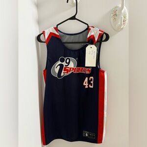 Blue and Red Sports Jersey